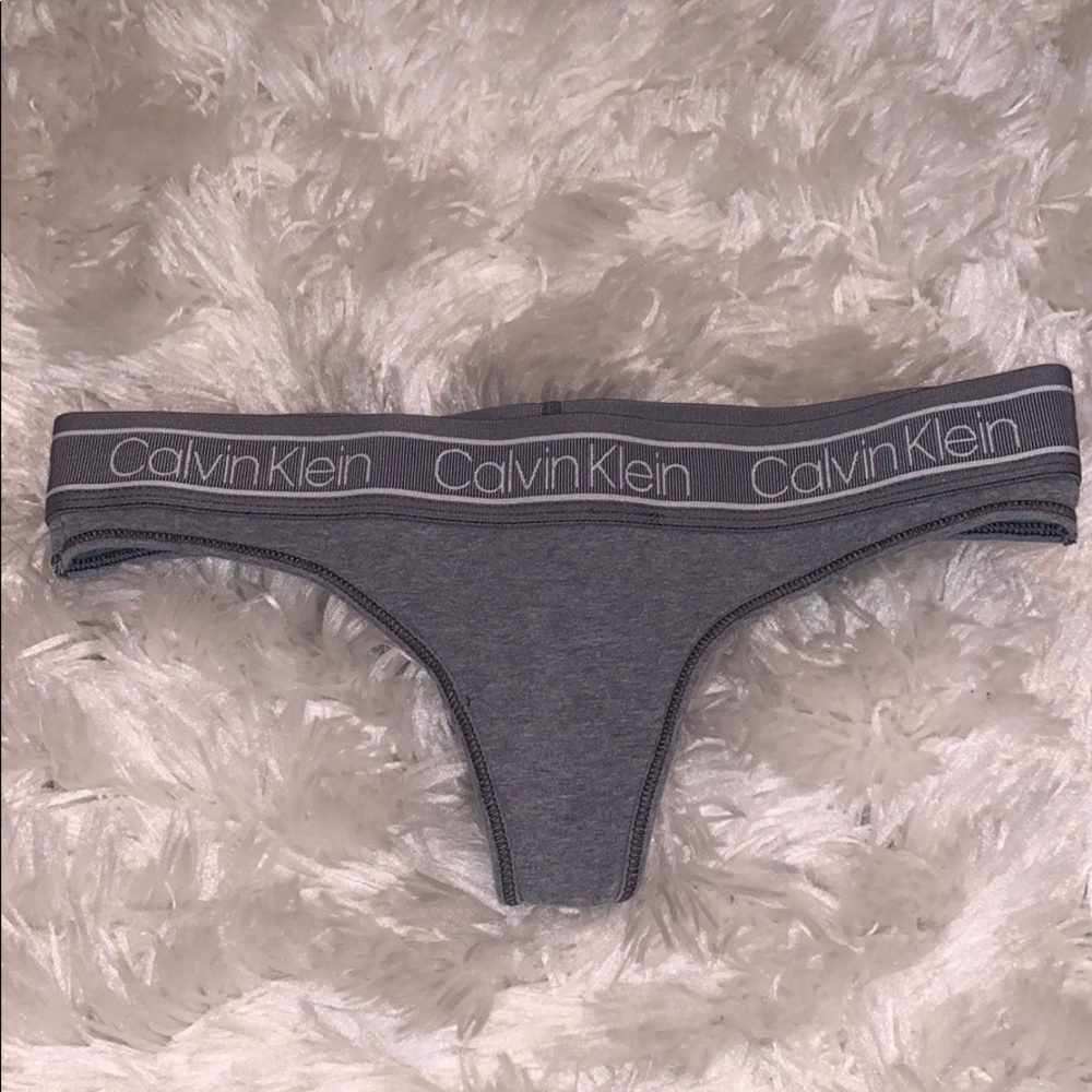 Calvin Klein Grey Thong
